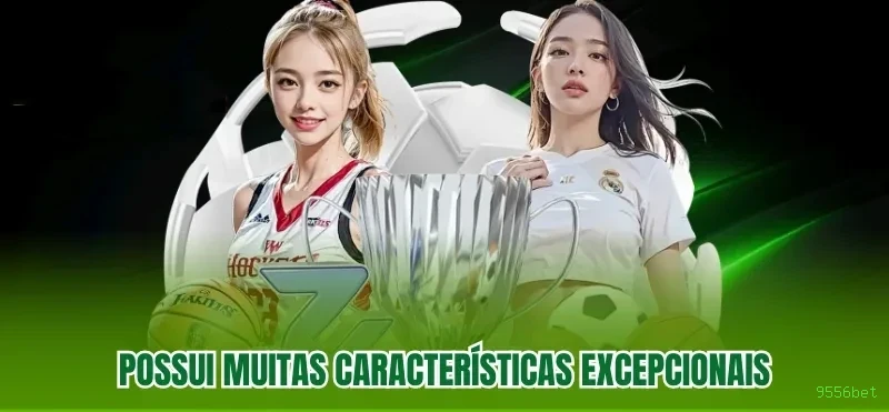 Imagem promocional do aplicativo mobile da 9556bet